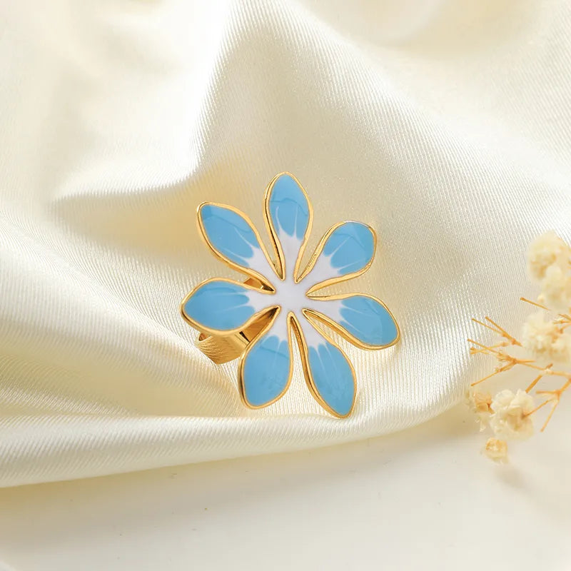Bague "Fleur Céleste"