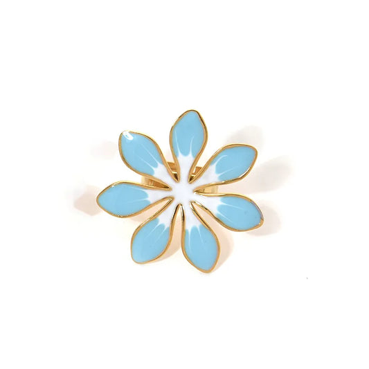 Bague "Fleur Céleste"